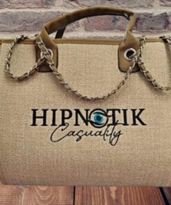 BOLSO DE LINO BORDADO 3D "Hipnotik Casuality"