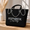 Bolso lino bordado 3D