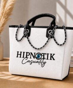 Bolso lino bordado 3D
