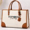 Bolso de lona bordado 3D