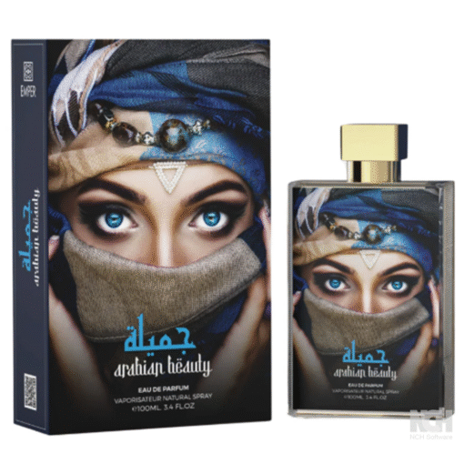 Perfume árabe de larga duración para mujer Arabian Beauty con notas de azafrán, oud y ámbar