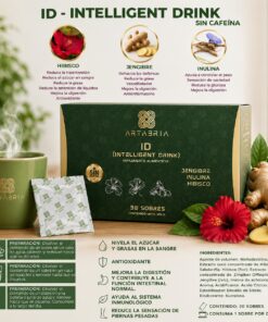 ARTABRIA Intelligent Drink con Jengibre, Inulina e Hibisco – 30 Sobres