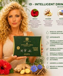 ARTABRIA Intelligent Drink con Jengibre, Inulina e Hibisco – 30 Sobres