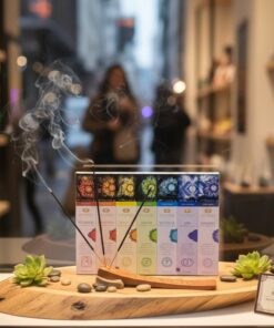 Incienso de las 7 chakras - 7 paquetes de 12 varillas de incienso - Armonización espiritual