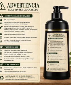 Champú Tinte Negro 400 ml | Cubre Canas con Colágeno y Argán