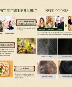 Champú Tinte Negro 400 ml | Cubre Canas con Colágeno y Argán